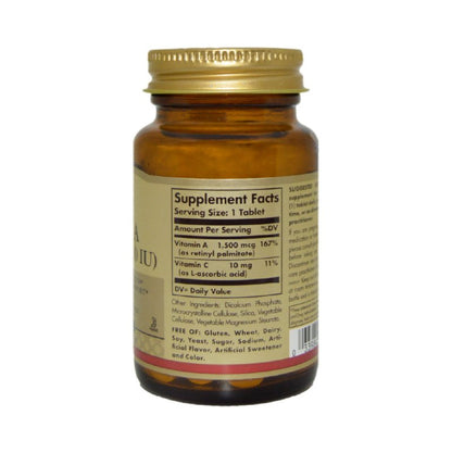Vitamina A 5000 IU x 100 tabletas - Artemisa Productos Naturales
