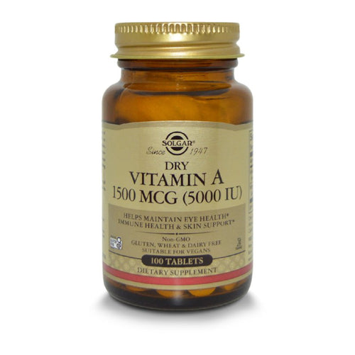 Vitamina A 5000 IU x 100 tabletas