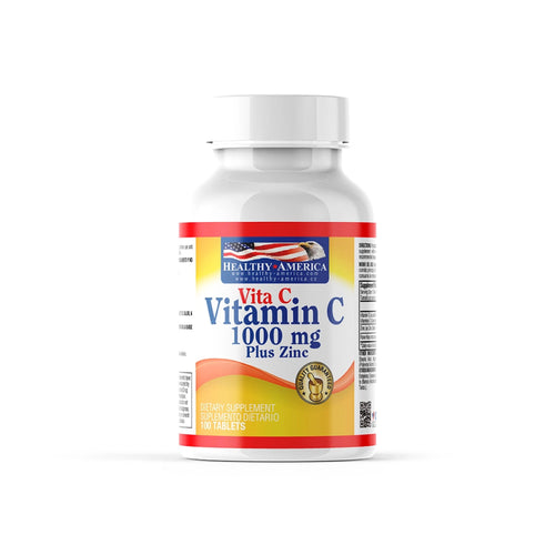 Vitamina C 1000 con zinc mg  x 100 tabletas