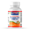Vitamina D3 2000 IU x 100 softgels