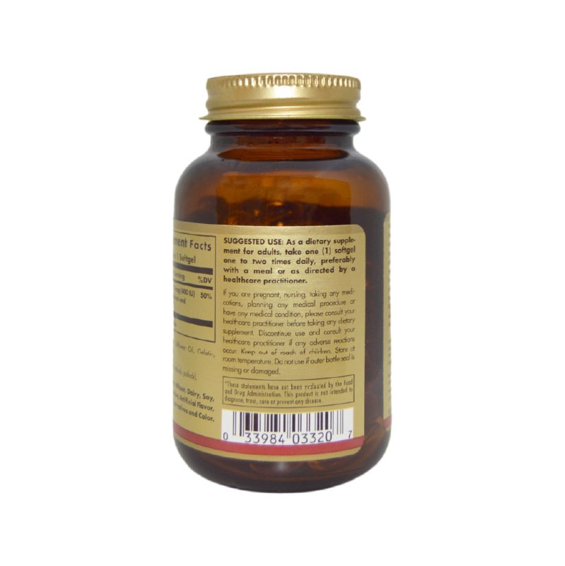 Vitamina D3 400 IU x 100 softgels - Artemisa Productos Naturales