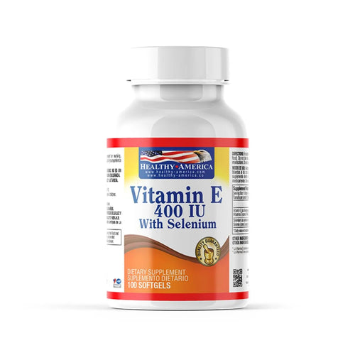 Vitamina E 400 IU con Selenio x 100 softgels
