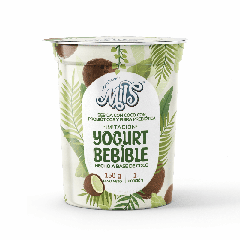 YOGURT BEBIBLE BASE DE COCO NATURAL 150G MILLS - Artemisa Productos Naturales