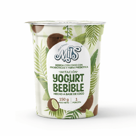 YOGURT BEBIBLE BASE DE COCO NATURAL 150G MILLS - Artemisa Productos Naturales