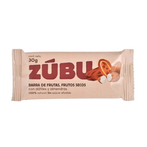 zubu barra con datiles y almendras 30gr