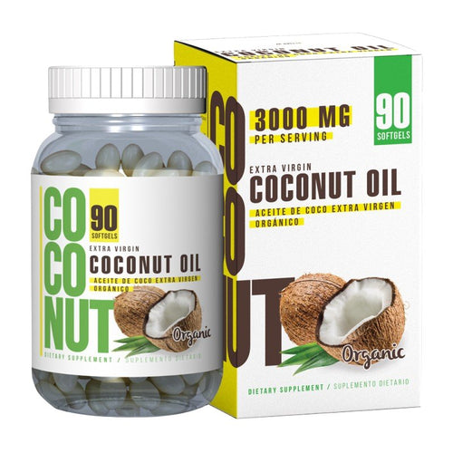 Aceite de coco 3000 mg x 90 cápsulas