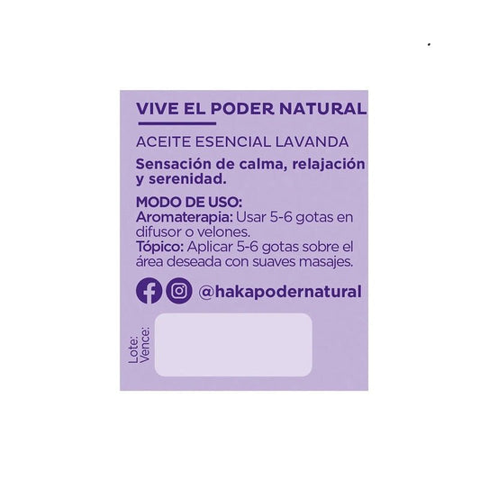 Aceite esencial lavanda x 10 ml - Artemisa Productos Naturales