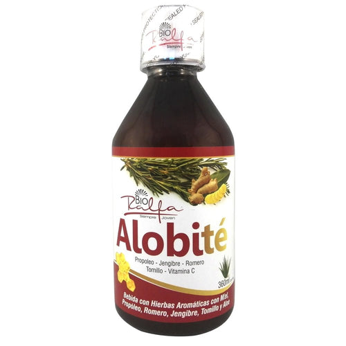 Alobité bebida con hierbas aromáticas x 360 ml
