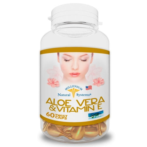 Áloe Vera + Vitamina E x  60 capsulas