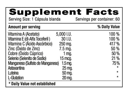Antioxiplus Minerals x 60 softgels - Artemisa Productos Naturales