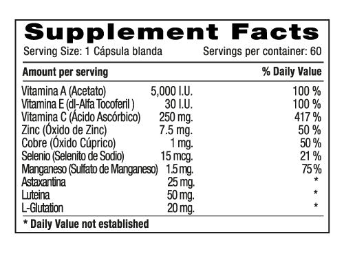 Antioxiplus Minerals x 60 softgels - Artemisa Productos Naturales