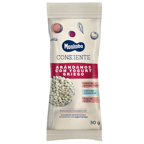 Arándanos recubiertos con yogurt griego x 30 gr
