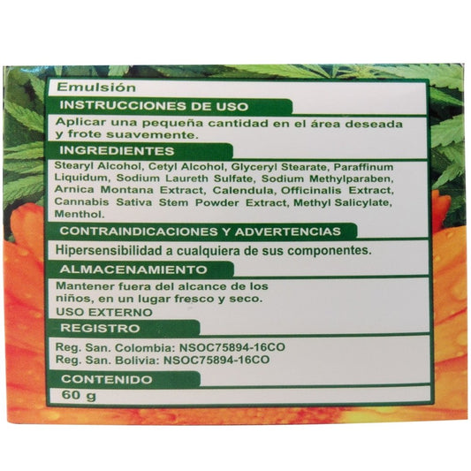 Arnik Cannabis arnica y caléndula x 60 gr - Artemisa Productos Naturales