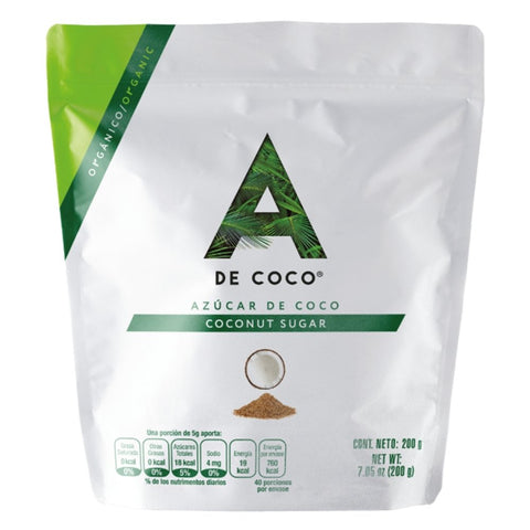 Azúcar de coco orgánica x 200 gr - Artemisa Productos Naturales