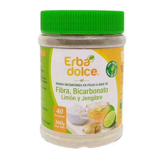 Bebida instantánea en polvo a base de fibra, bicarbonato, limón y jengibre x 360 gr - Artemisa Productos Naturales