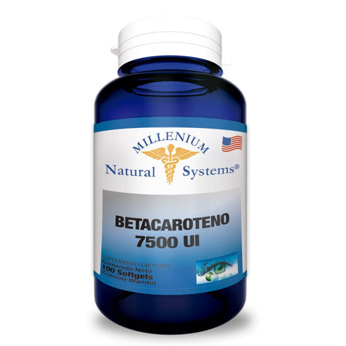Betacaroteno 7500 IU x 100 softgels