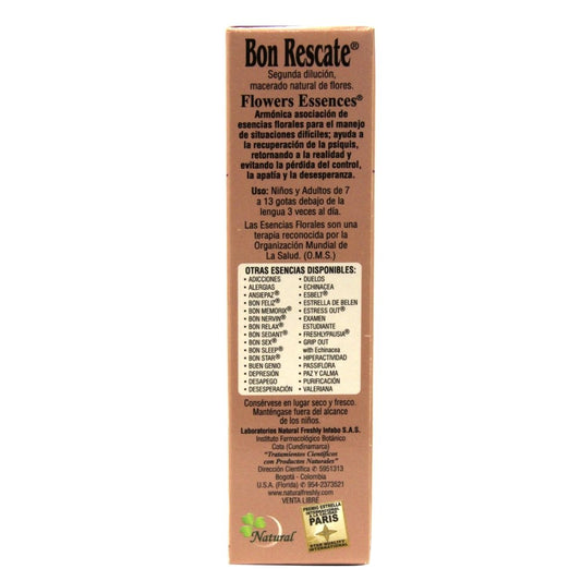 Bon Rescate x 25 ml - Artemisa Productos Naturales