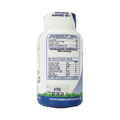 Cúrcuma Kurcumin x 100 cápsulas - Artemisa Productos Naturales