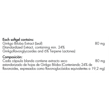 Demzenil 80 mg x 60 softgels - Artemisa Productos Naturales