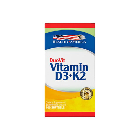 DuoVit Vitamina D3+K2 x 100 Softgels - Artemisa Productos Naturales