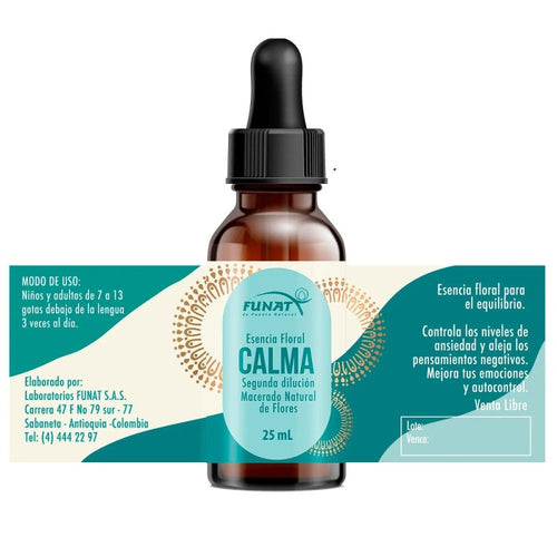Esencia floral calma x 25 ml