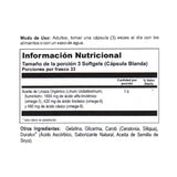 Flaxseed Oil orgánico x 99 softgels 1000 mg - Artemisa Productos Naturales