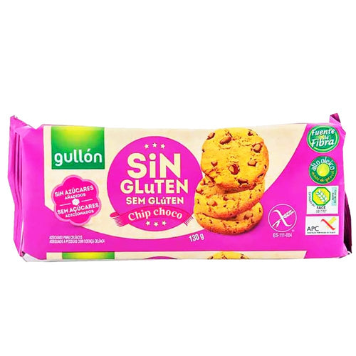 Galleta chips de chocolate sin gluten x 130 gr.