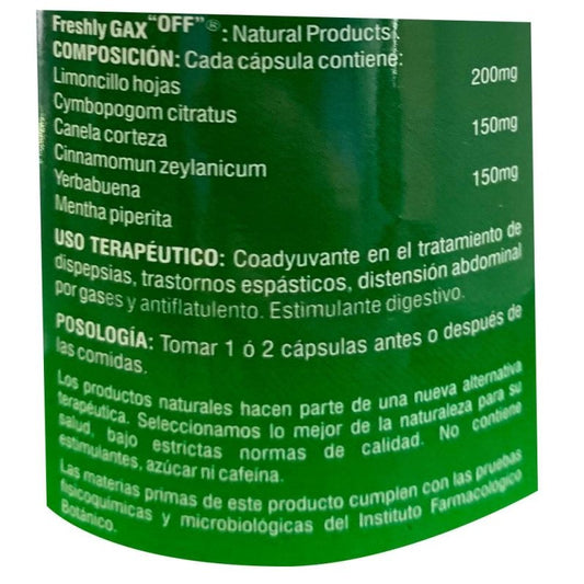 Gax Off x 50 cápsulas - Artemisa Productos Naturales