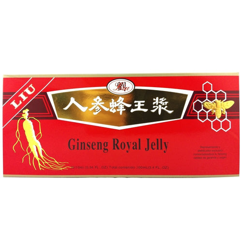 Ginseng Royal Jelly x 30 ampolletas bebibles.