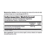 Glucomannan Konjac x 96 cápsulas - Artemisa Productos Naturales