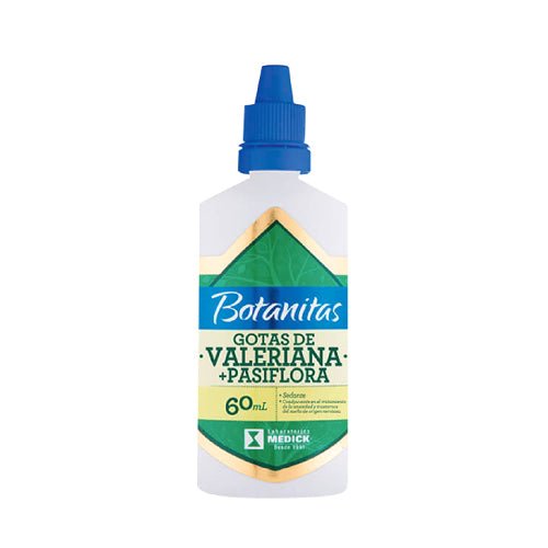 Gotas de Valeriana + Pasiflora frasco por 60 Ml