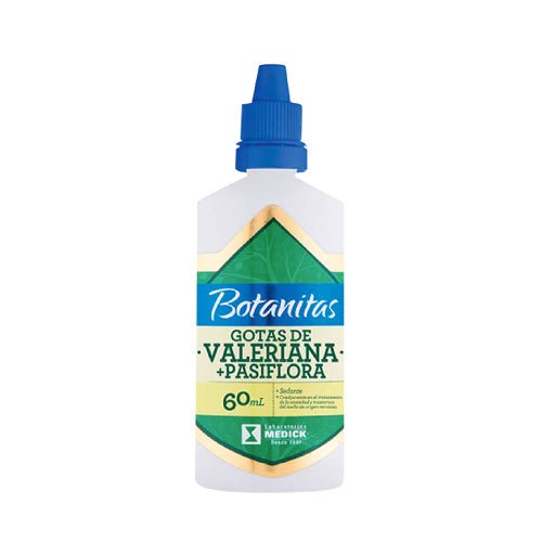 Gotas de Valeriana + Pasiflora frasco por 60 Ml - Artemisa Productos Naturales