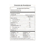 Granola arándanos x 500 gr - Artemisa Productos Naturales