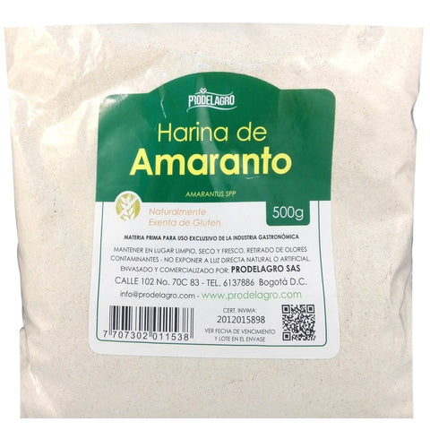 Harina de amaranto x 500 gr - Artemisa Productos Naturales