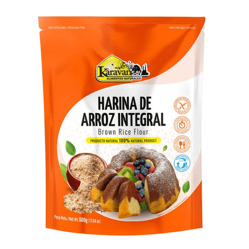 Harina de arroz integral x  500 gr
