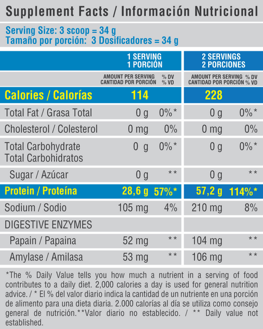 ISO Whey 100% 952 gr. 28 servicios - Artemisa Productos Naturales