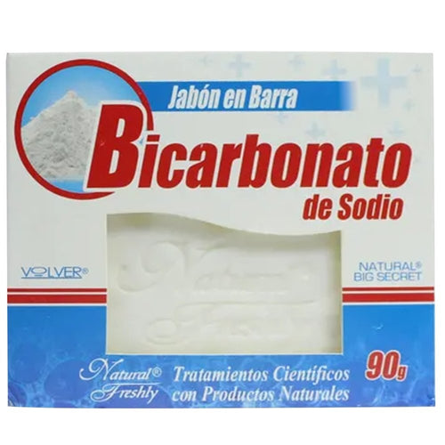 Jabón en barra de bicarbonato de sodio x 90 gr