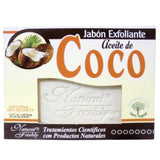 Jabón exfoliante aceite de coco x 90 gr - Artemisa Productos Naturales