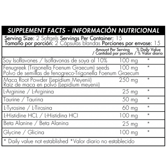 Kamadeva x 30 softgels con soya, fenogreco y maca. - Artemisa Productos Naturales