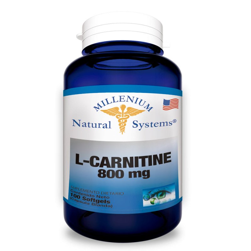 L-Carnitine 800 mg x 100 softgels - Artemisa Productos Naturales