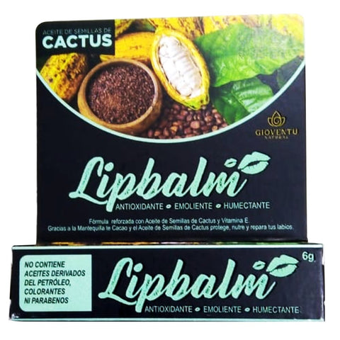 Lipbalm aceite de semillas de cactus antioxidante - emoliente- humectante con vitamina E x 6 gr - Artemisa Productos Naturales