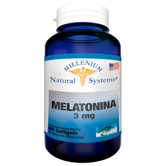 Melatonina 3 mg x 60 softgels - Artemisa Productos Naturales