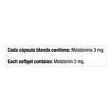 Melatonina 3 mg x 60 softgels - Artemisa Productos Naturales