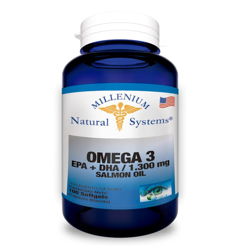 Omega 3 1300 mg EPA & DHA x 100 softgels