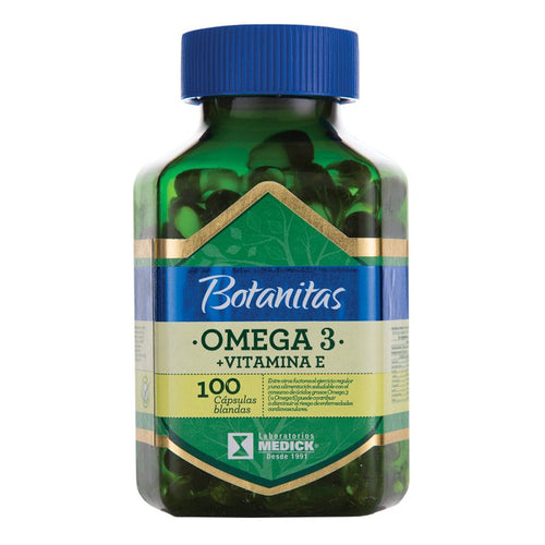 Omega 3 con vitamian E x 100 caps