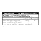 Potassium 99 mg x 100 tabletas - Artemisa Productos Naturales