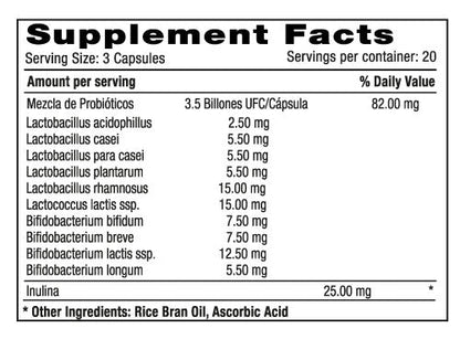 Probioticos & Prebioticos x 60 cápsulas - Artemisa Productos Naturales