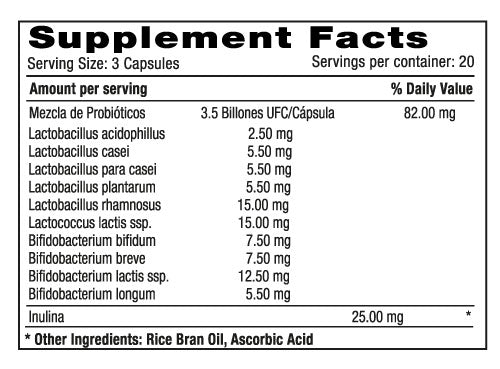 Probioticos & Prebioticos x 60 cápsulas - Artemisa Productos Naturales