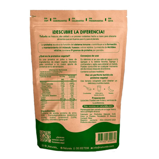 Proteína vegetal libre de gluten x 210 gr - Artemisa Productos Naturales