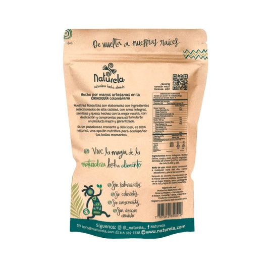 Rosquillas integrales de arroz y chía x 210 gr - Artemisa Productos Naturales